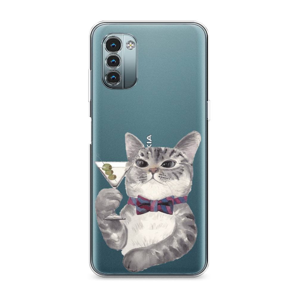 

Силиконовый чехол "Кот джентльмен" на Nokia G21, Кот джентльмен