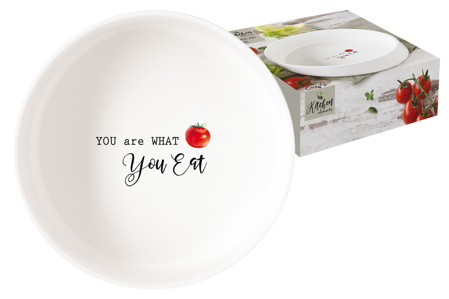 

Салатник Easy Life Kitchen Elements 20см 1л фарфор EL-R1909/KITE_