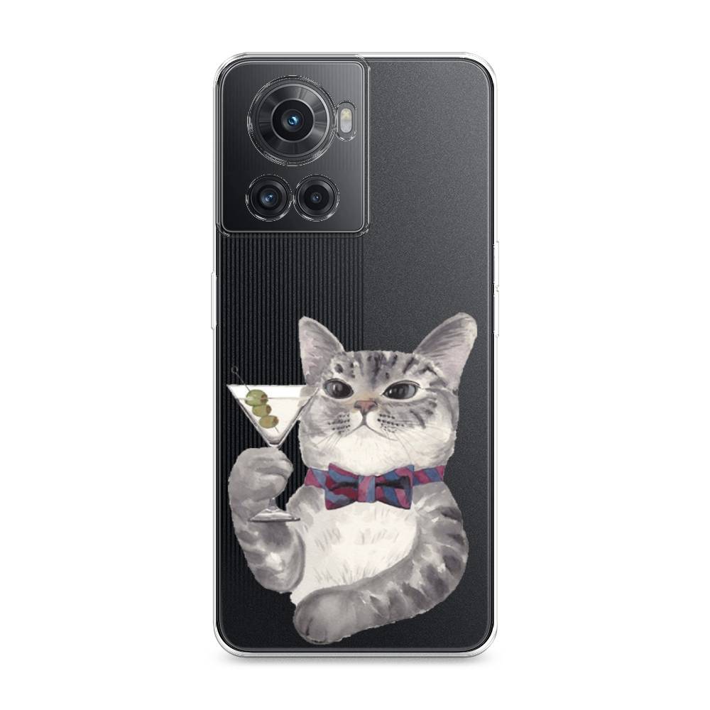 

Силиконовый чехол "Кот джентльмен" на OnePlus 10R, Кот джентльмен