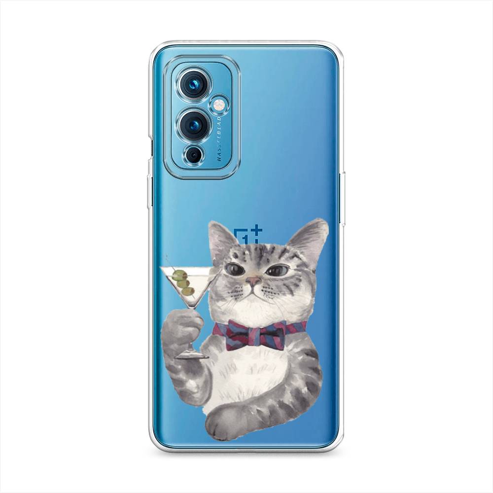 

Силиконовый чехол "Кот джентльмен" на OnePlus 9 LE2110, Кот джентльмен