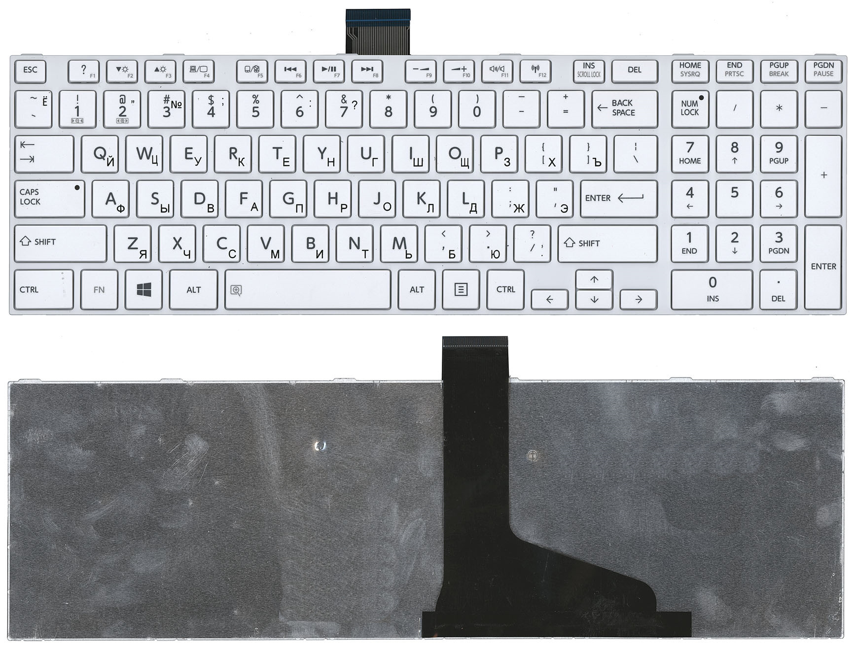 Клавиатура AiTech для ноутбука Toshiba L850, L870, L875, L855