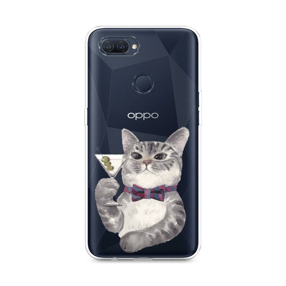 

Силиконовый чехол "Кот джентльмен" на Oppo A12, Кот джентльмен