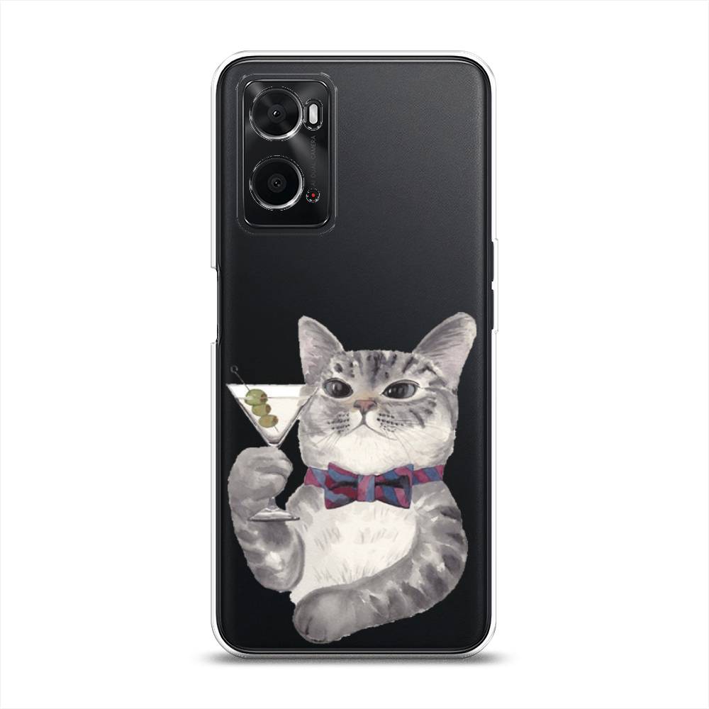 

Силиконовый чехол "Кот джентльмен" на Oppo A36, Кот джентльмен