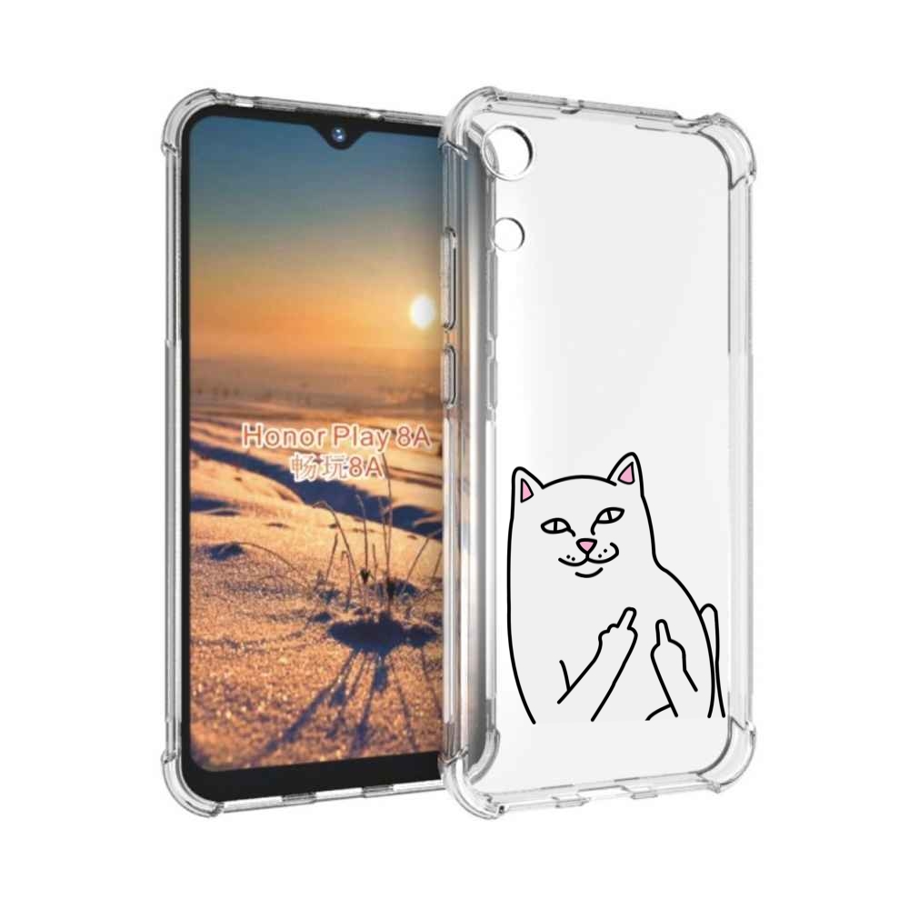 

Чехол бампер MyPads котяра для Honor 8A, Прозрачный, Tocco