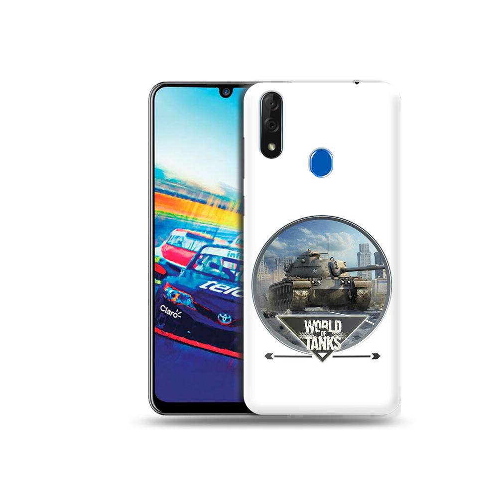 

Чехол MyPads Tocco для ZTE Blade V10 Мир танков (PT136503.455.119), Прозрачный, Tocco