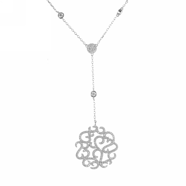 

Колье-галстук из серебра с фианитом 80 см Element47 NL-H0212_001_WG, NL-H0212_001_WG