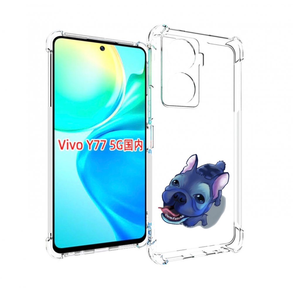

Чехол MyPads Синий Пес для Vivo Y77 5G, Прозрачный, Tocco
