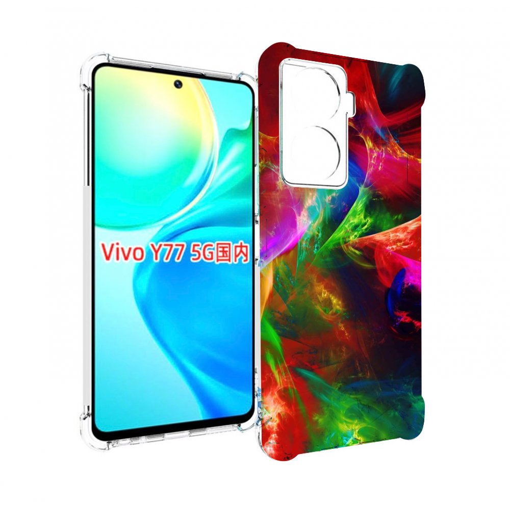

Чехол MyPads Сияние-красок для Vivo Y77 5G, Прозрачный, Tocco