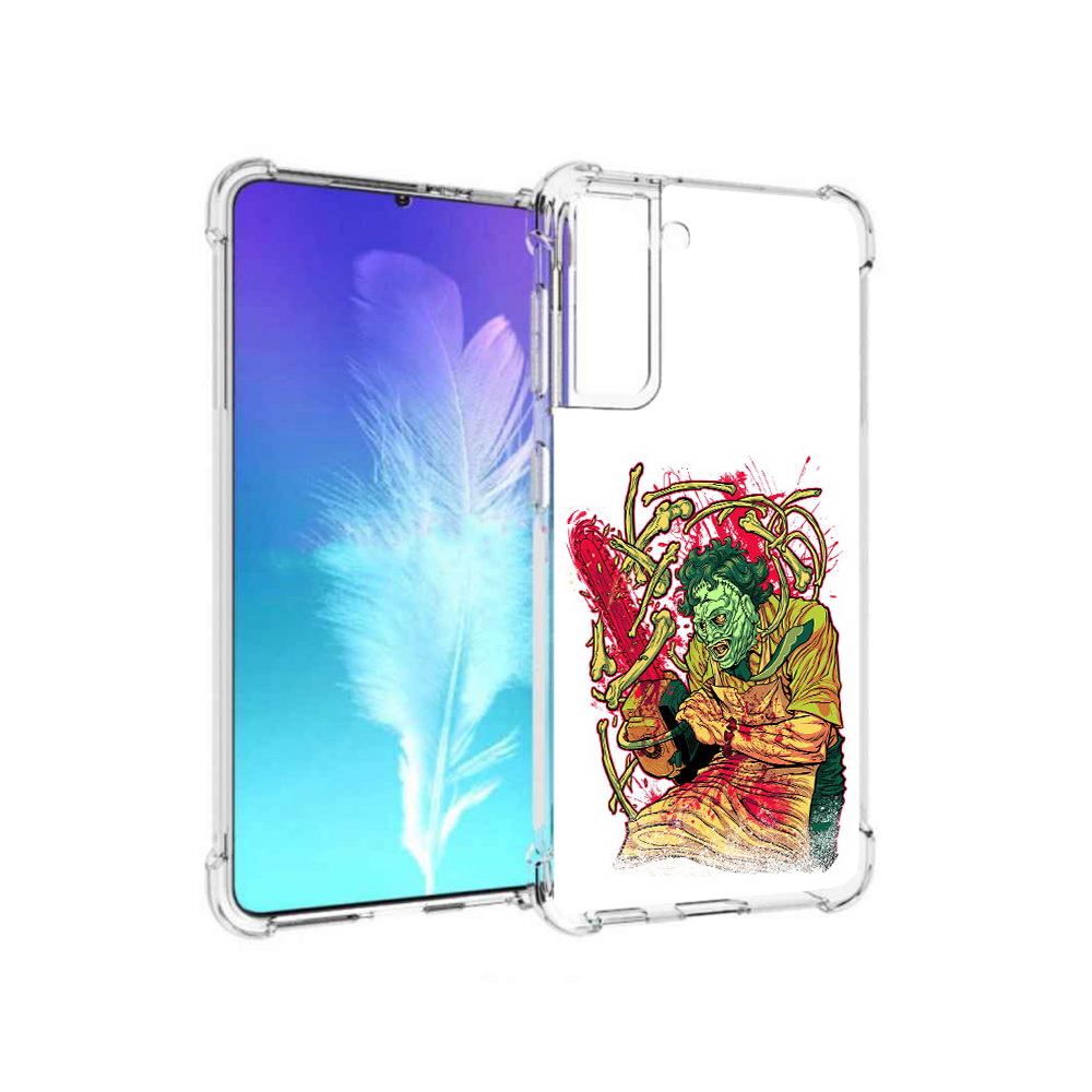 

Чехол MyPads Tocco для Samsung Galaxy S21 яркий мясник (PT157088.510.711), Прозрачный, Tocco