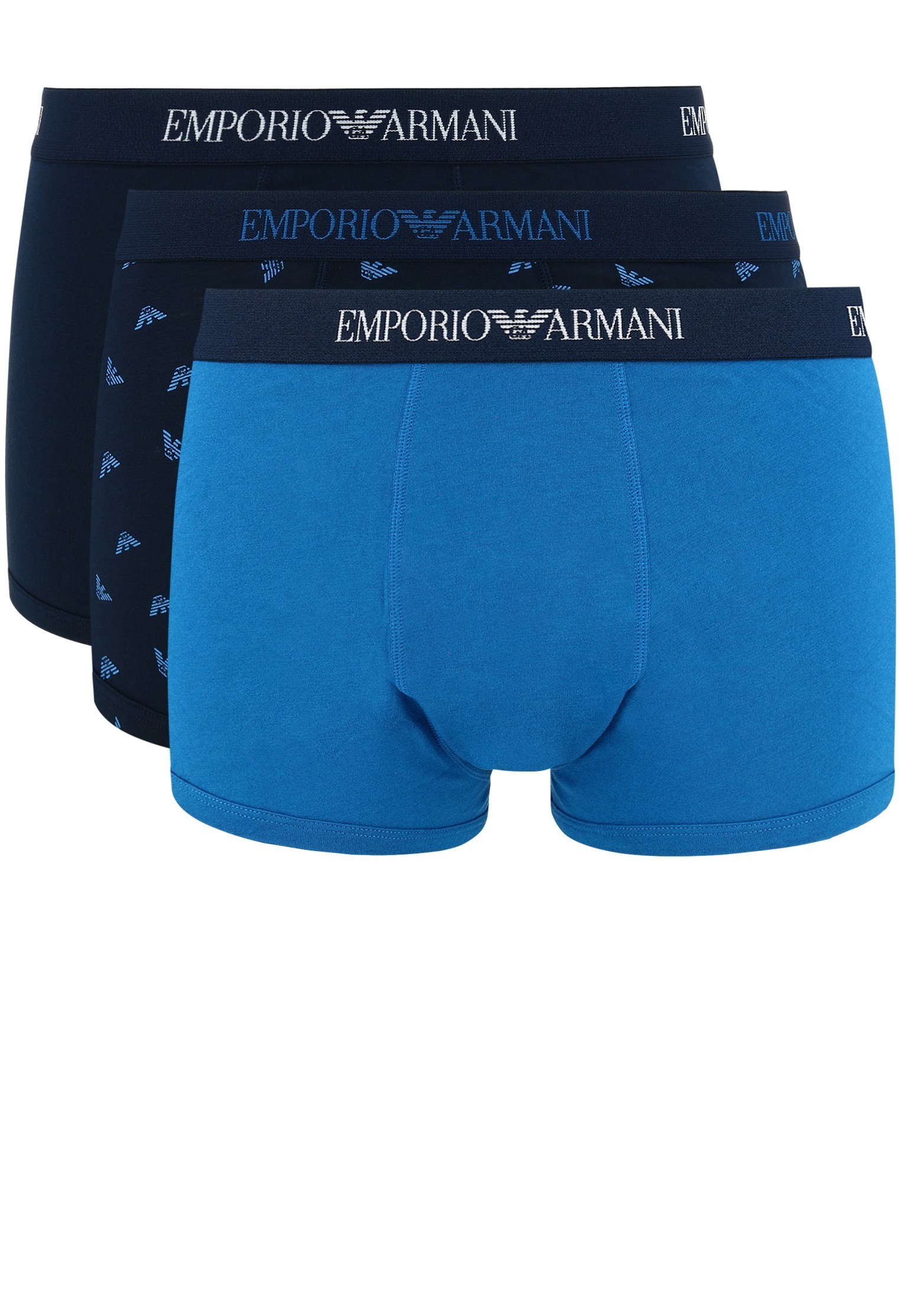 

Комплект трусов мужских Emporio Armani 126749 синих L, 126749