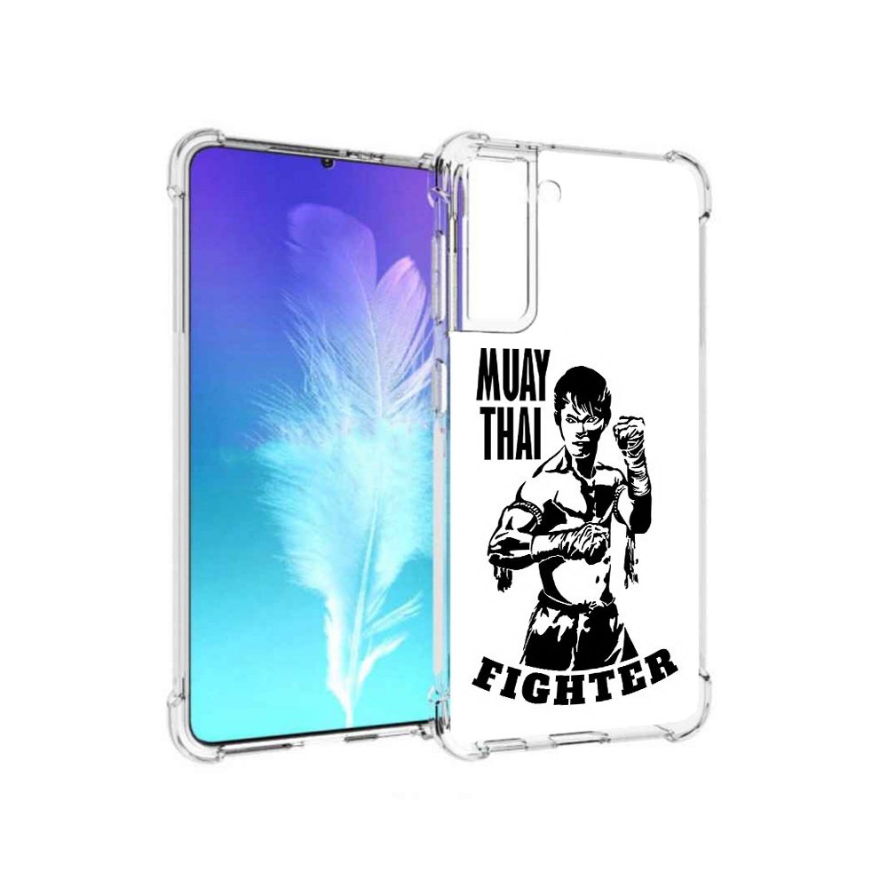 

Чехол MyPads Tocco для Samsung Galaxy S21 Единоборства муайтай (PT157088.510.76), Прозрачный, Tocco