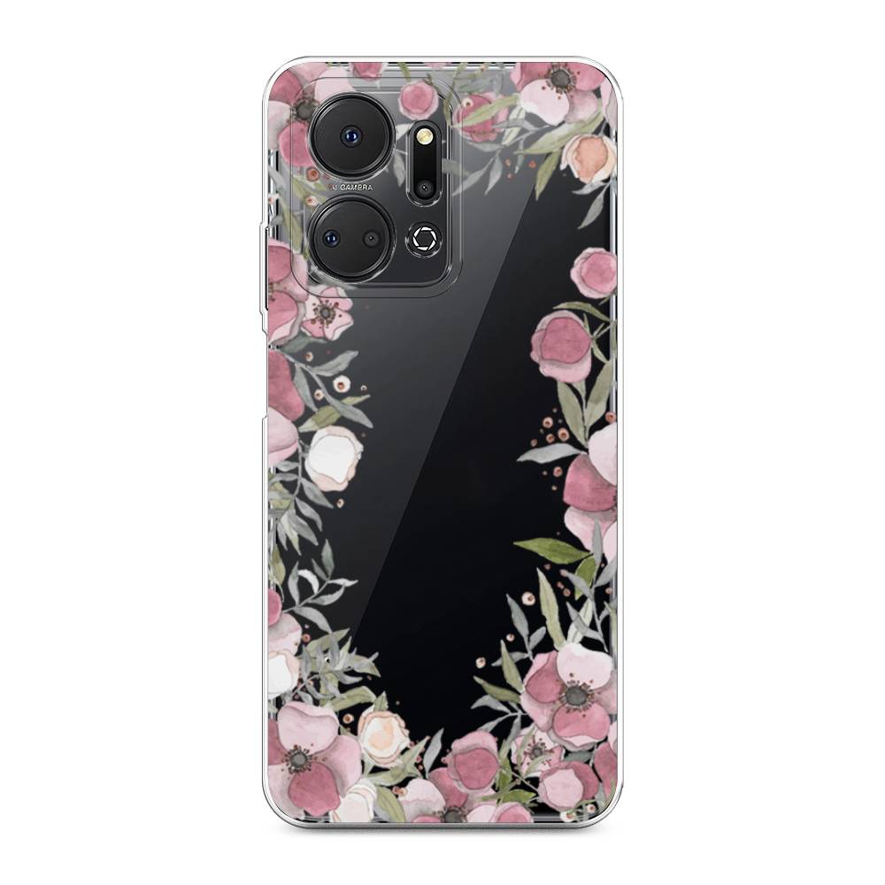 

Чехол Awog на Honor X7A "Розовая цветочная рамка", Розовый;зеленый, 6120650-8
