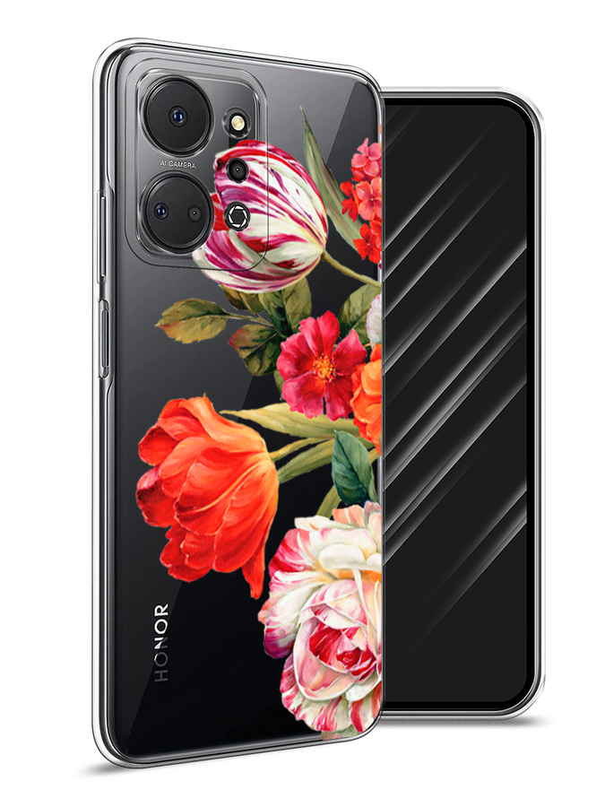 

Чехол Awog на Honor X7A "Весенний букет", Красный;розовый;зеленый, 6120650-8