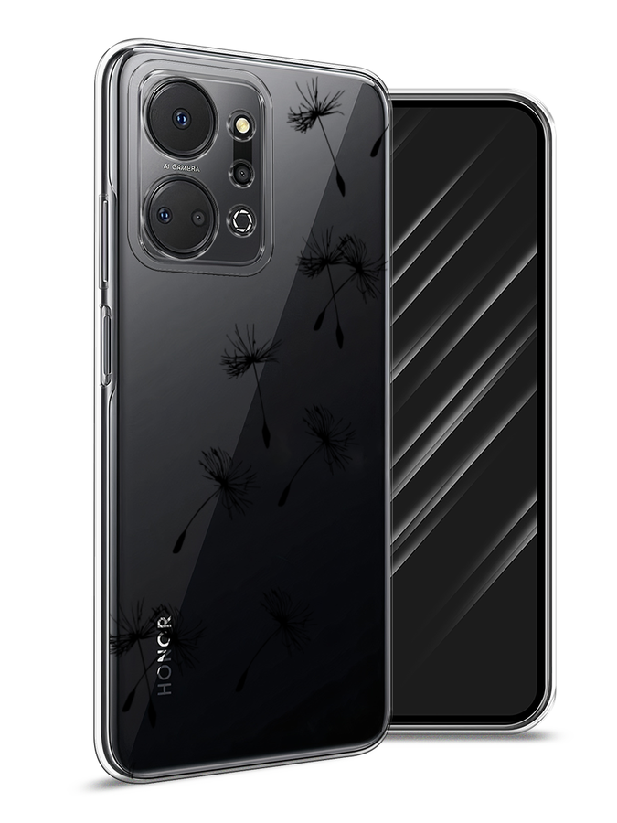 

Чехол Awog на Honor X7A "Летящие одуванчики", Черный, 6120650-8