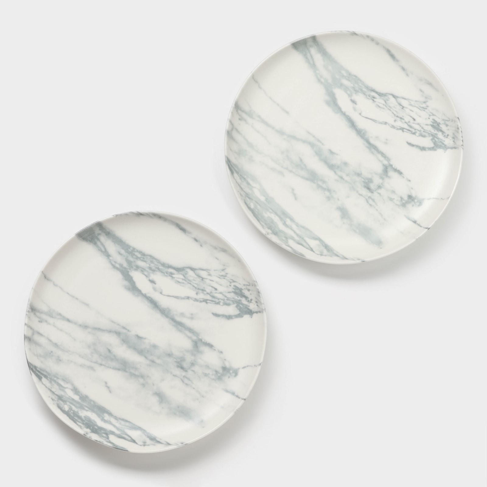 

Тарелка Magistro Real Marble 9934372, десертная, фарфор, 21 см, белый, 2 шт
