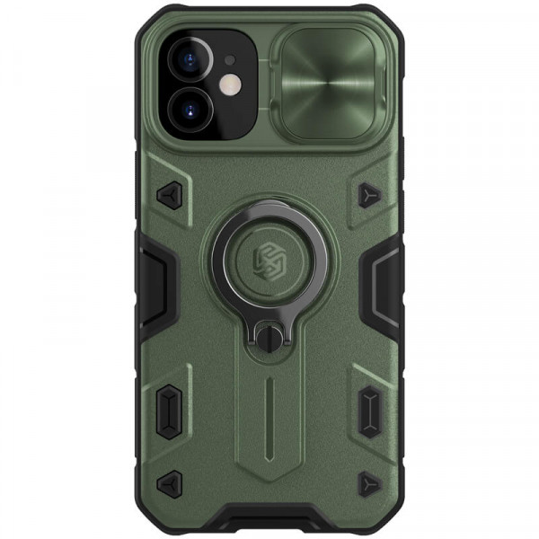 фото Накладка nillkin camshield armor case для iphone 12 mini (зеленый)