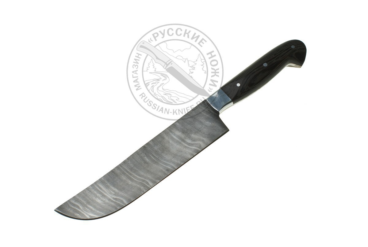 

Нож Узбек (дамасская сталь) ц.м., венге