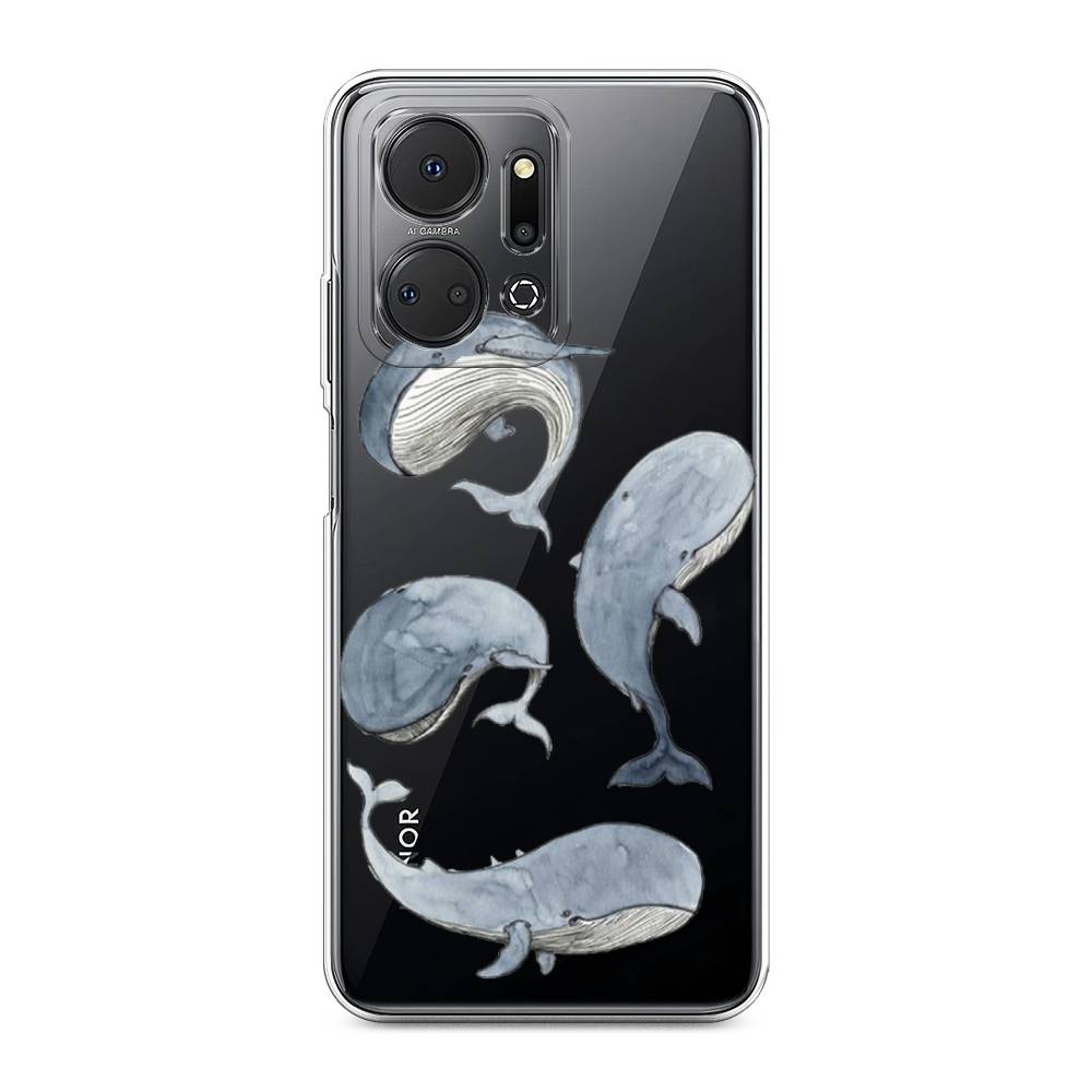 

Чехол Awog на Honor X7A "Киты", Голубой;белый;прозрачный, 6120650-1