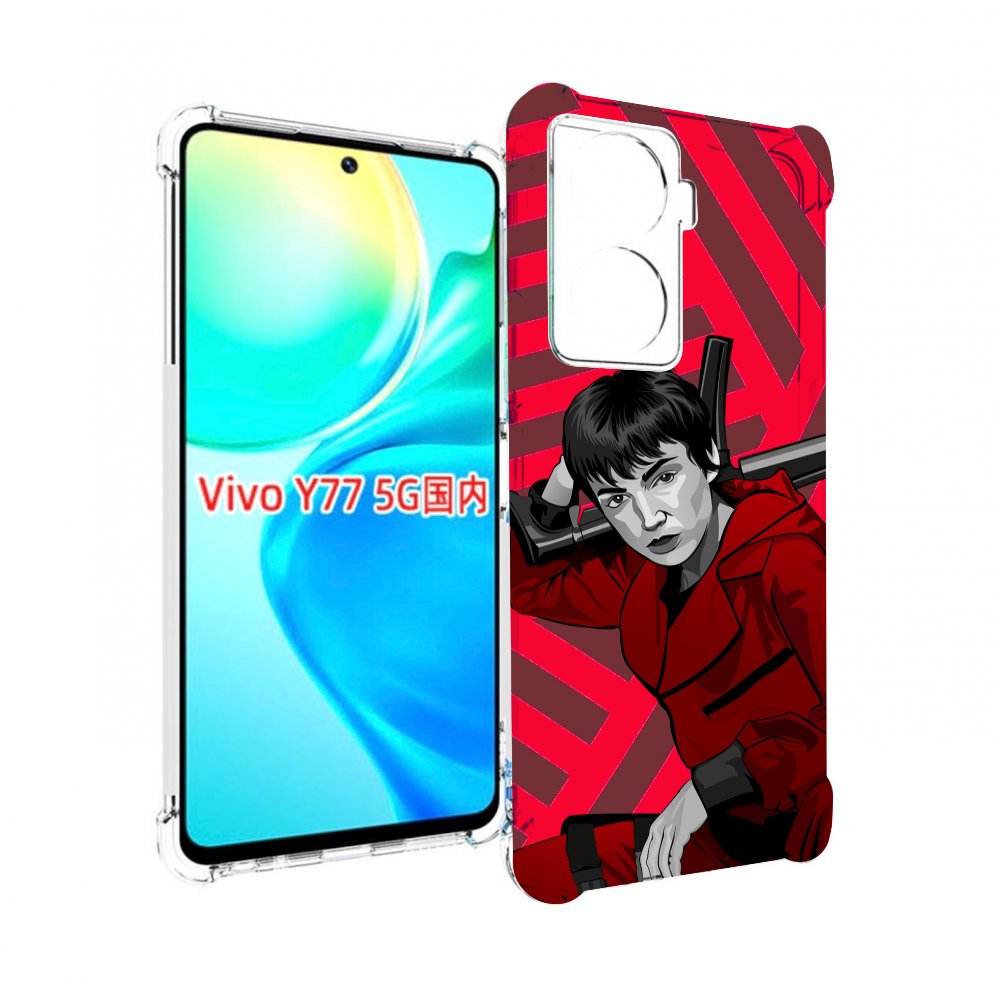 

Чехол MyPads Токио-бумажный-дом для Vivo Y77 5G, Прозрачный, Tocco