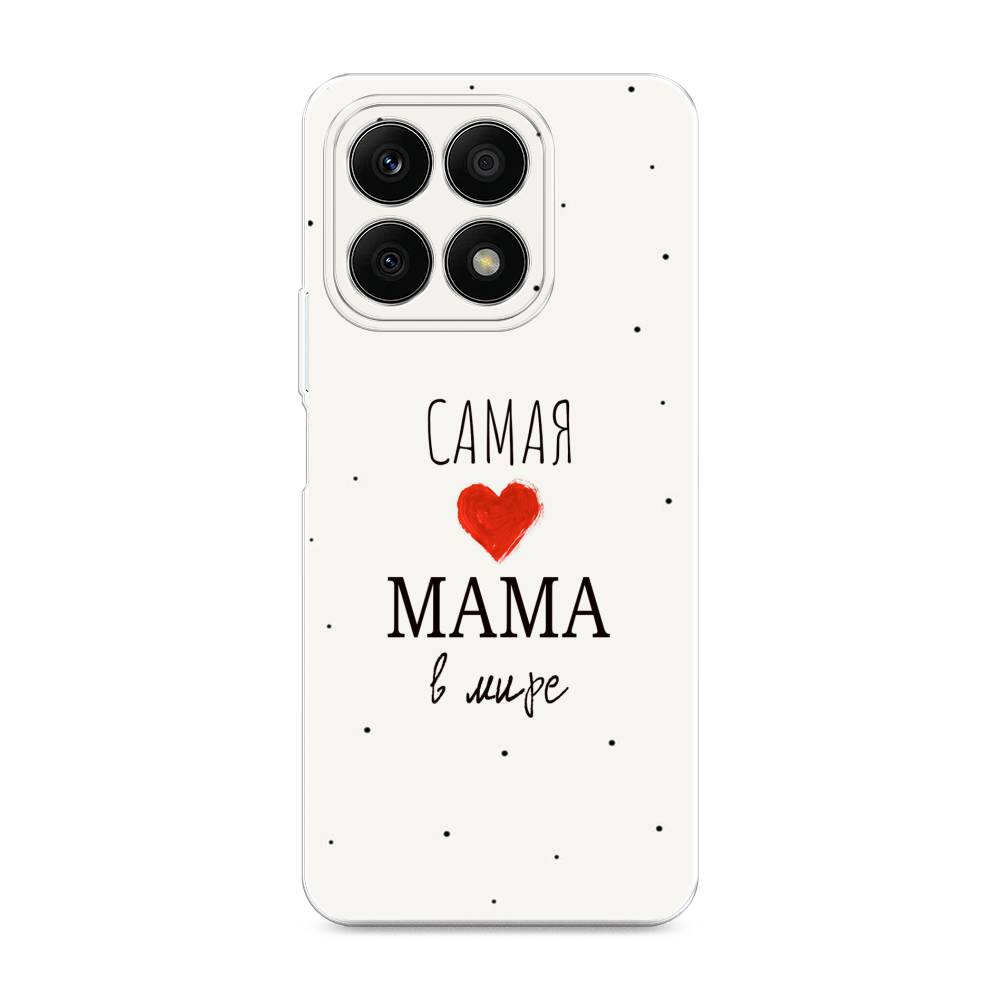 

Чехол Awog на Honor X8A "Самая любимая мама", Красный;черный;бежевый, 6120750-6