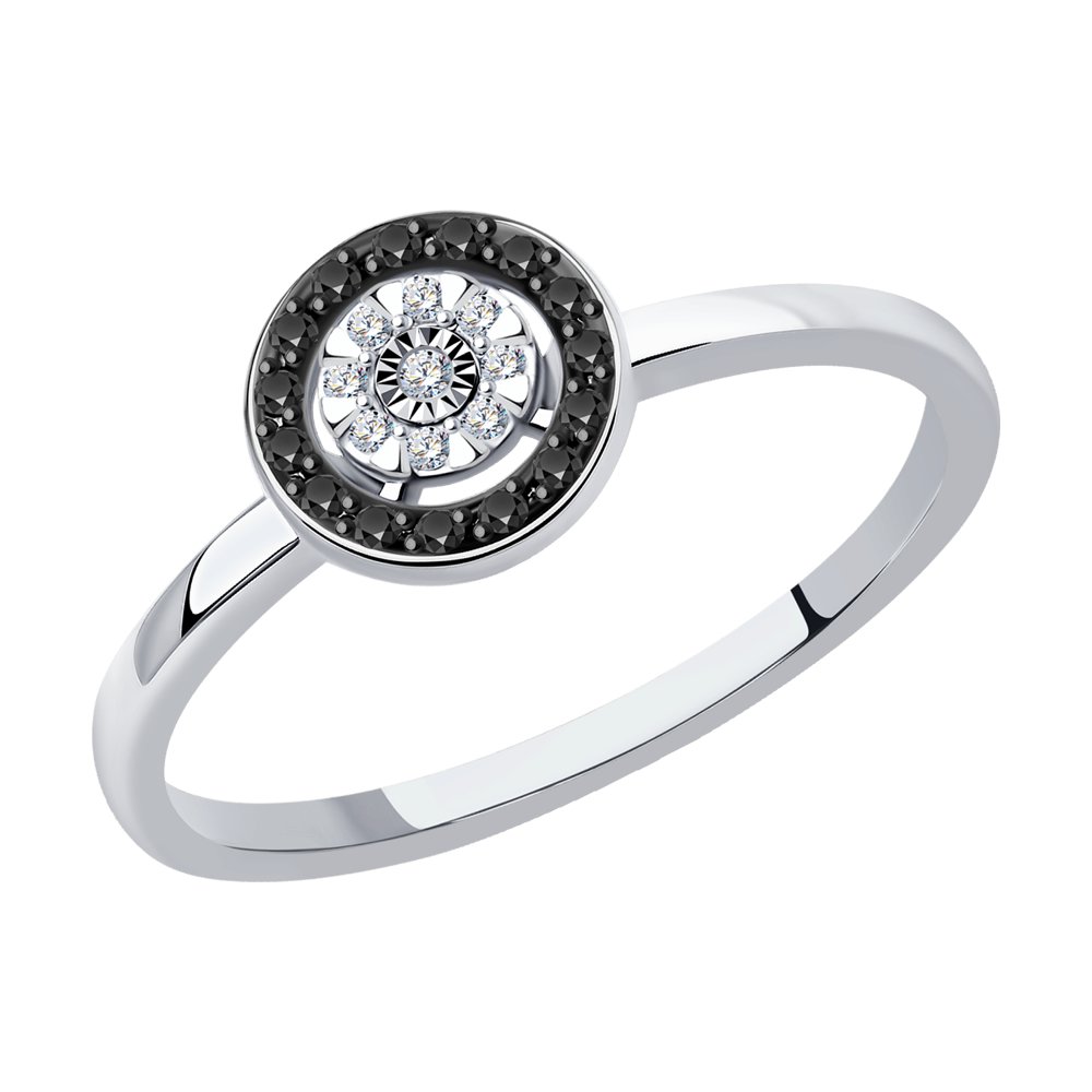 

Кольцо из золота р.  SOKOLOV Diamonds 7010090-3, бриллиант, 7010090-3