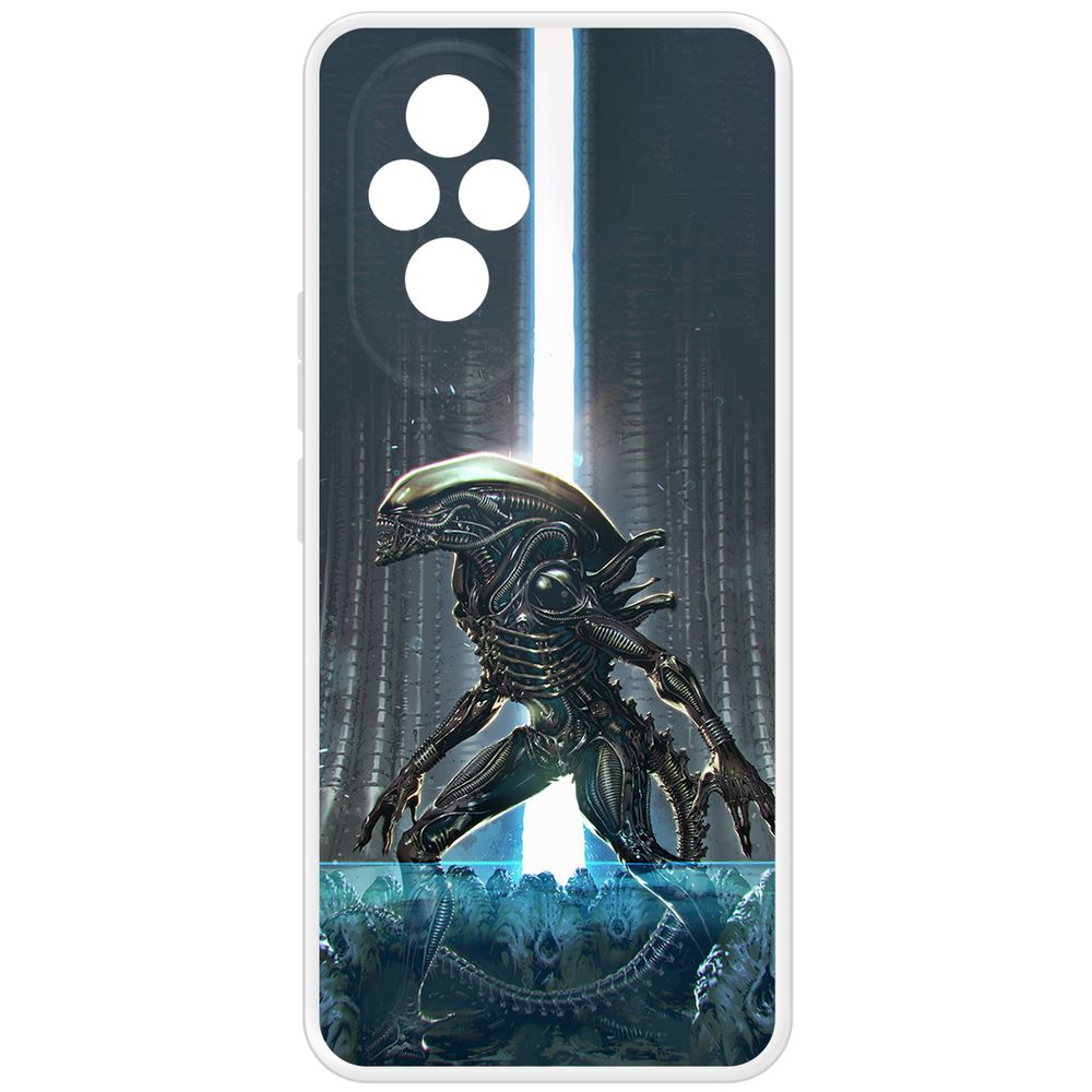 

Чехол-накладка Krutoff Clear Case Чужой. Тревога для Honor 200, Прозрачный
