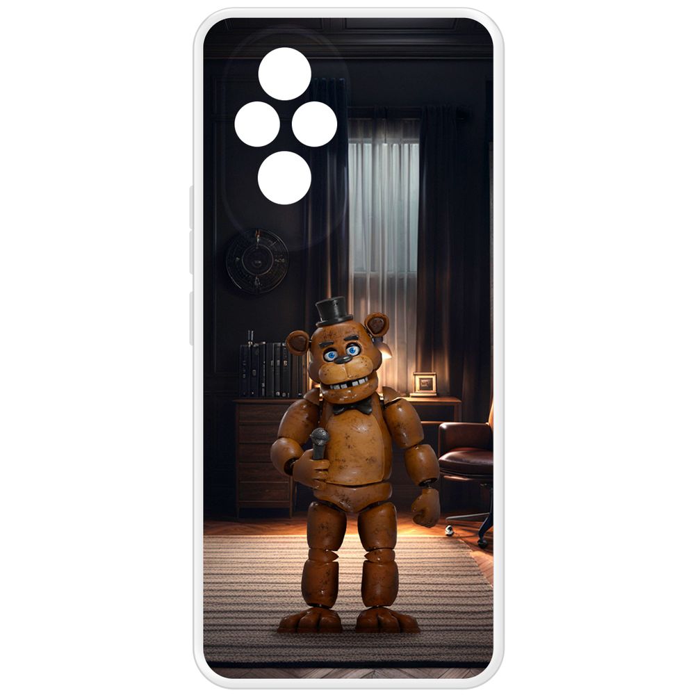 

Чехол-накладка Krutoff Clear Case ФНАФ - Медведь Фредди для Honor 200, Прозрачный