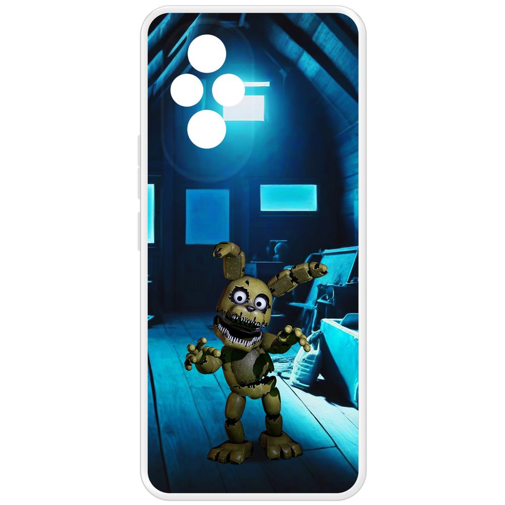 

Чехол-накладка Krutoff Clear Case ФНАФ - Плюштрап для Honor 200, Прозрачный