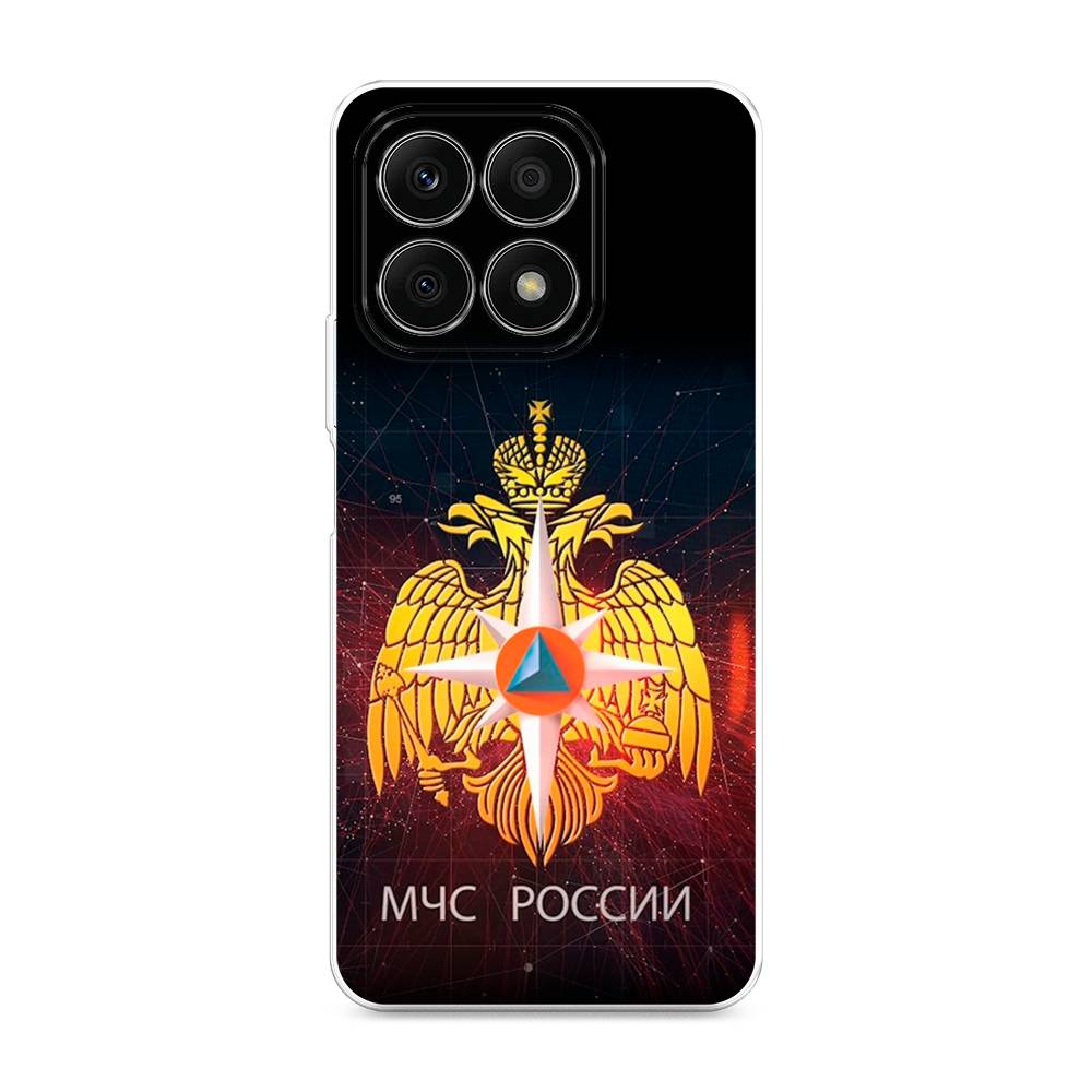 

Чехол Awog на Honor X8A "МЧС России", Черный;желтый;красный, 6120750-5