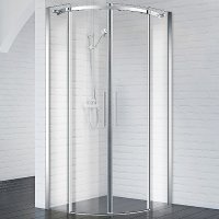 фото Душевой уголок belbagno acqua 90x90 acqua-r-2-90-c-cr профиль хром стекло прозрачное