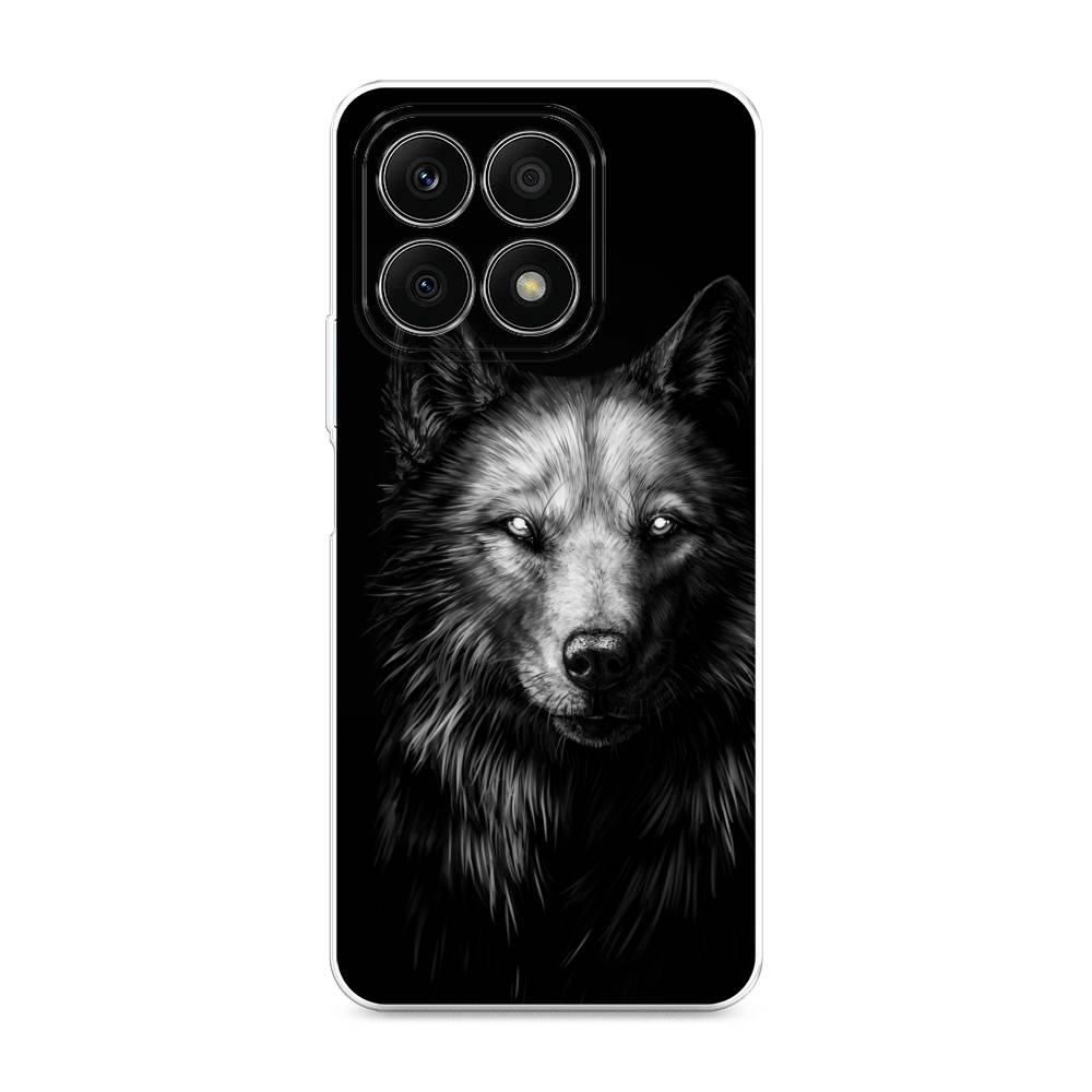 

Чехол Awog на Honor X8A "Волк черно белый", Серый;бежевый;белый, 6120750-1