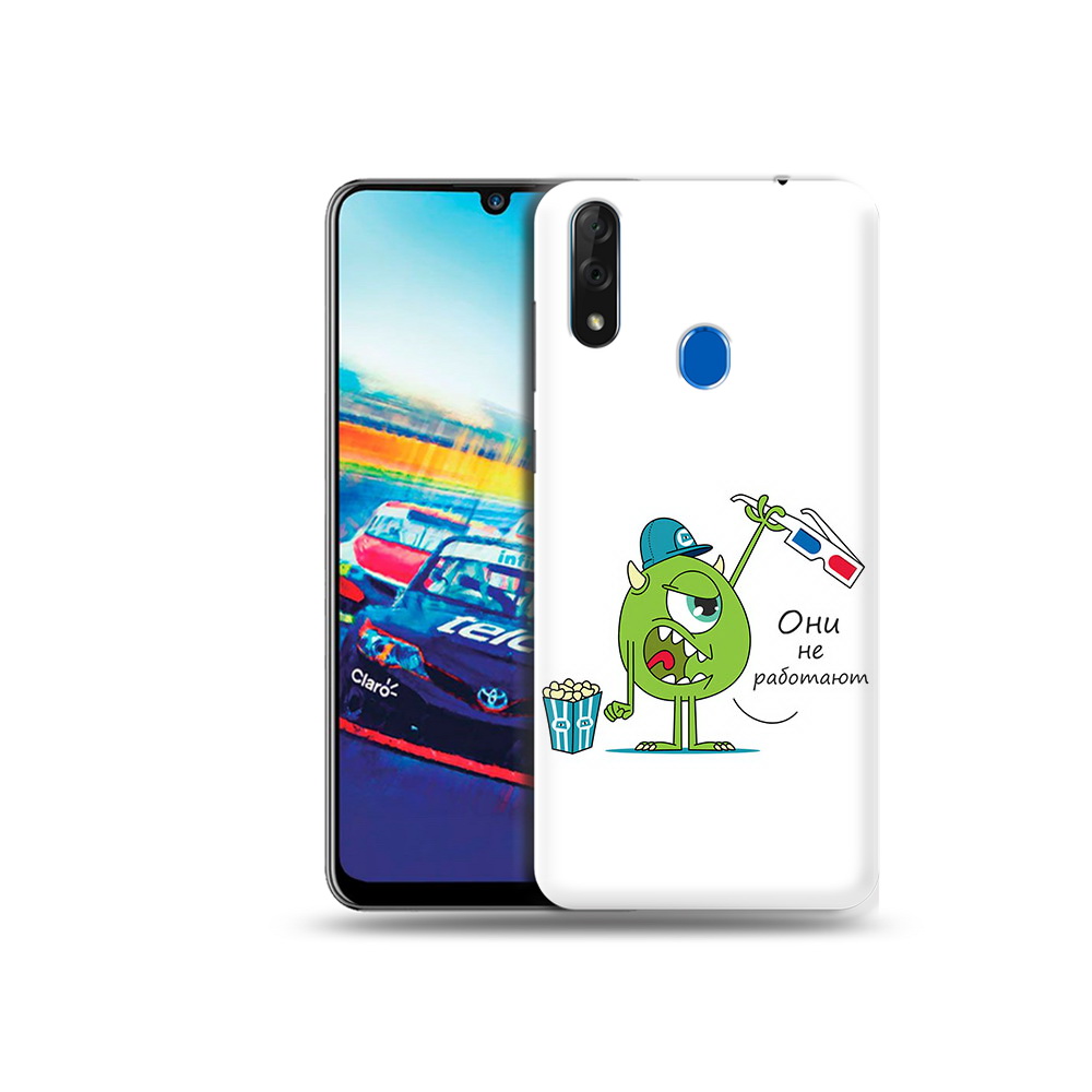 

Чехол MyPads Tocco для ZTE Blade V10 Очки не работают (PT136503.455.129), Прозрачный, Tocco