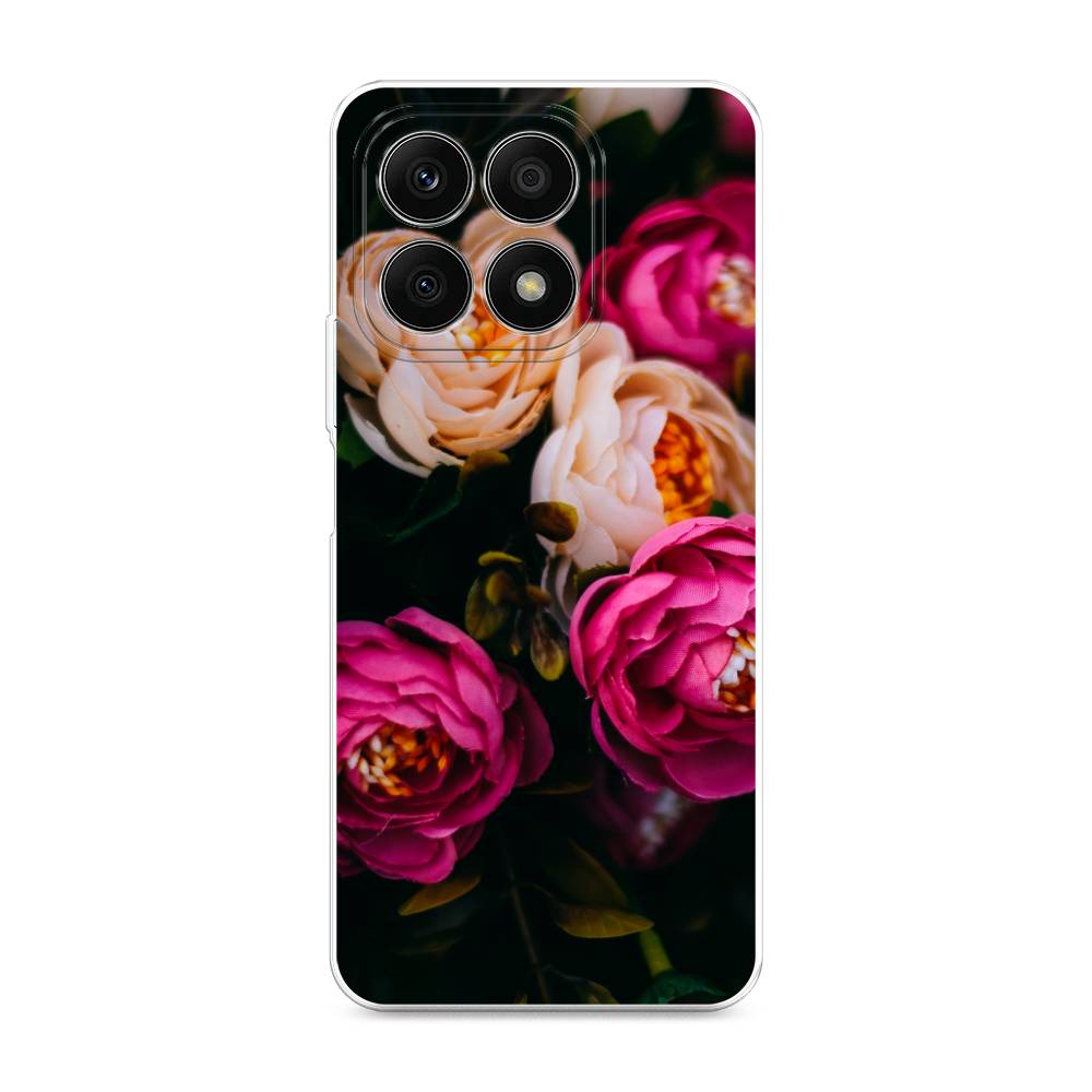 

Чехол Awog на Honor X8A "Розовые пионы на черном", Розовый;черный, 6120750-8