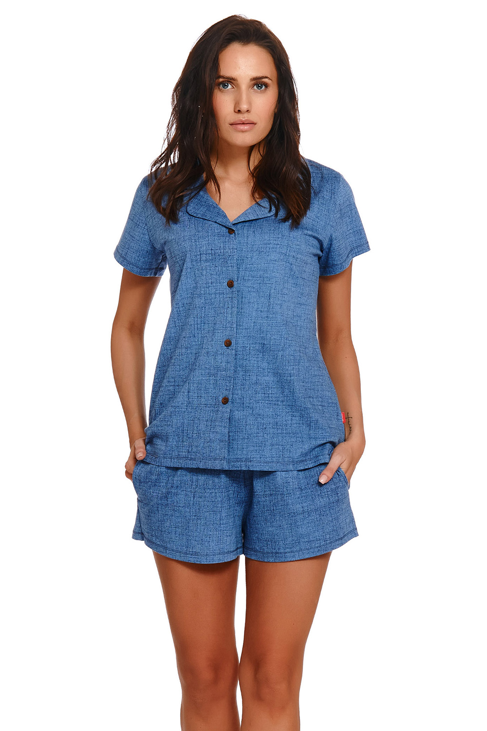 

Пижама женская Doctor Nap DN_PM.4227 Jeans синяя S, DN_PM.4227 Jeans
