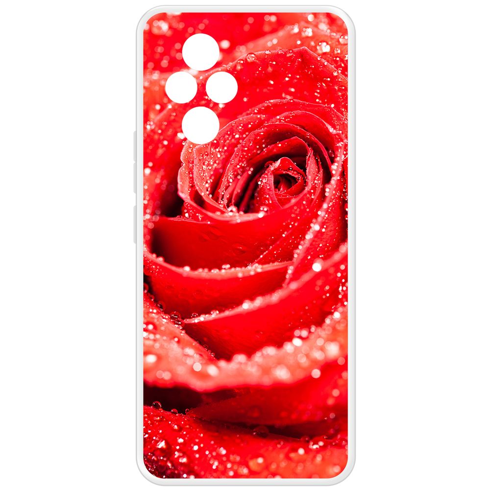 

Чехол-накладка Krutoff Clear Case Роза для Honor 200, Прозрачный