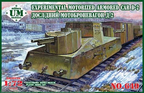 

UMmt649 Экспериментальная бронедрезина Д-2