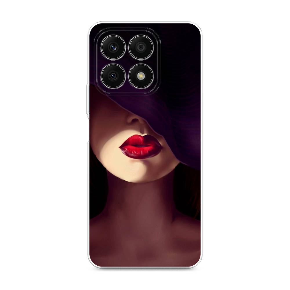 

Чехол Awog на Honor X8A "Красные губы", Черный;бежевый;красный, 6120750-7