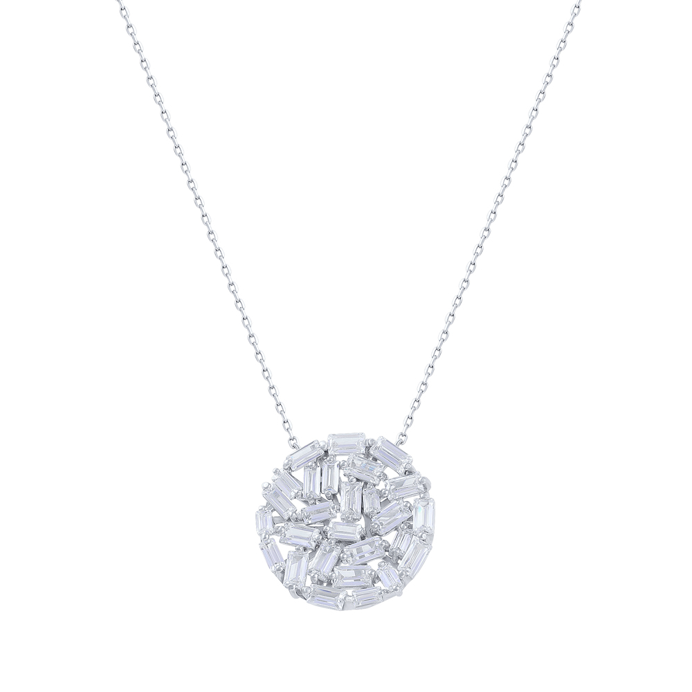 

Колье из серебра с фианитом 45 см Element47 CBB040N_001_WG, CBB040N_001_WG