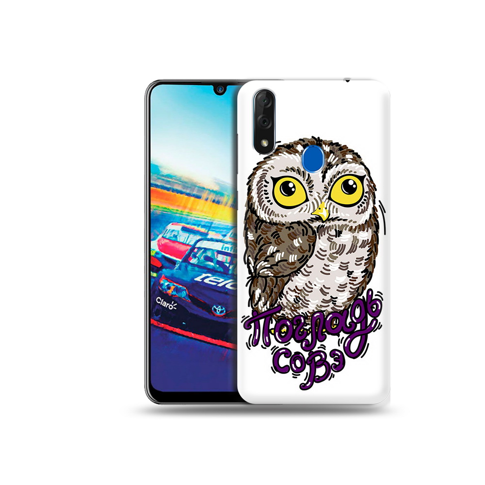 

Чехол MyPads Tocco для ZTE Blade V10 Погладь Совэ (PT136503.455.136), Прозрачный, Tocco