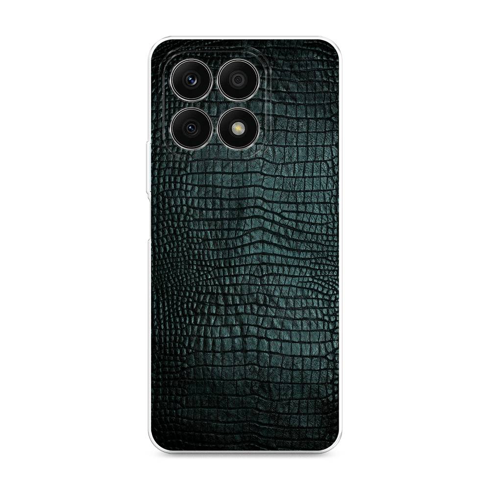 

Чехол Awog на Honor X8A "Черная змея", Черный;серый;голубой, 6120750-3
