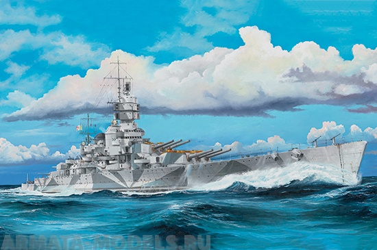 

05320P Итальянский Линкор RN Vittorio Veneto 1940