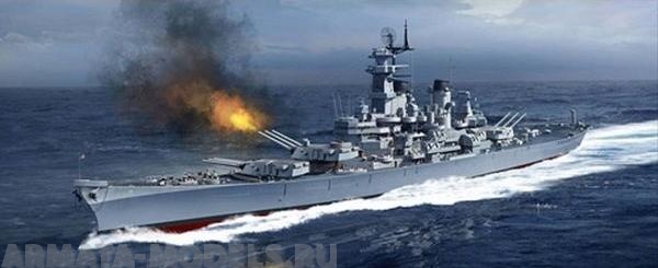 

14401 Игрушка флот U.S. Navy Battleship USS Missouri BB-63