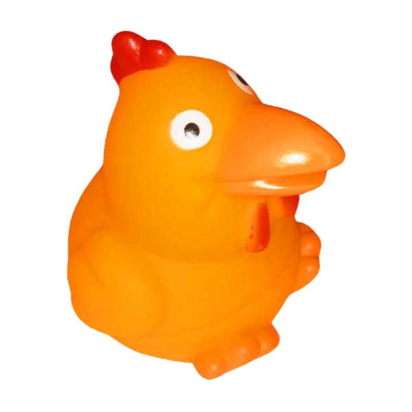 фото Игрушка для собак nposs курочка наседка оранжевая