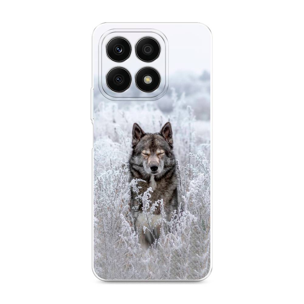 

Чехол Awog на Honor X8A "Волк в поле", Белый;черный, 6120750-1