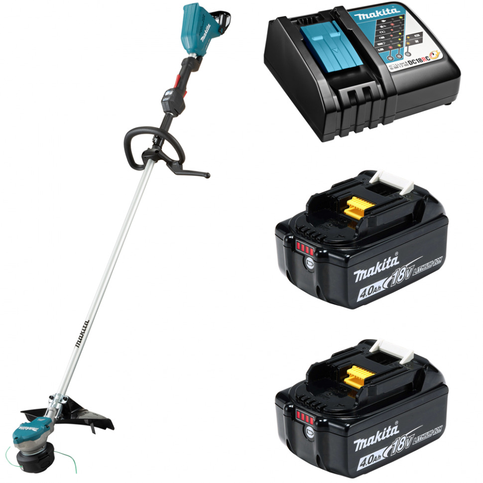 

Триммер аккумуляторный Makita DUR368LRM2 36В 2х4Ач, з/у, DUR368LRM2