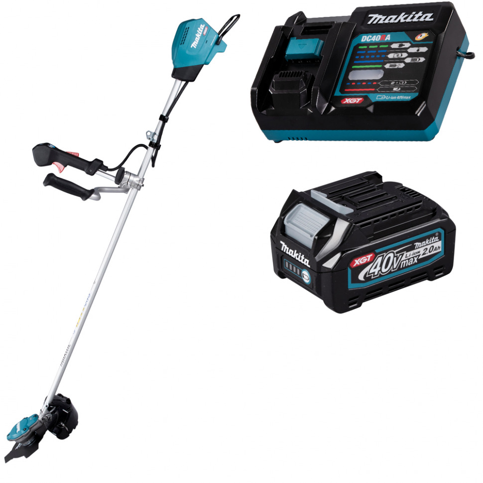 

Триммер аккумуляторный Makita UR002G05A101 40В 1х2Ач, з/у, UR002G05A101