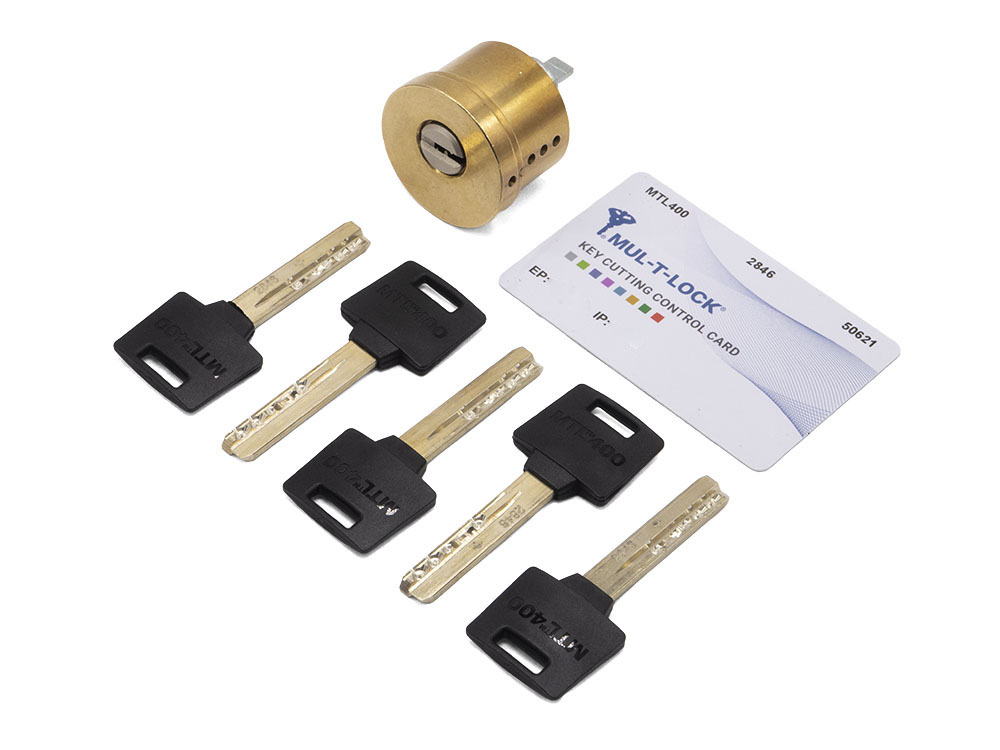 

Цилиндр замка Mul-t-lock Deadbolt Hercular - MTL400, Серебристый