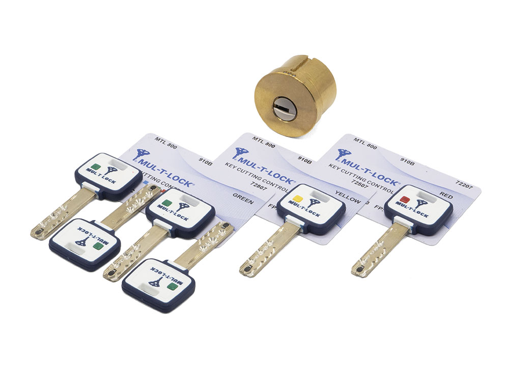 

Цилиндр замка Mul-t-lock Deadbolt Hercular - MTL800, Серебристый