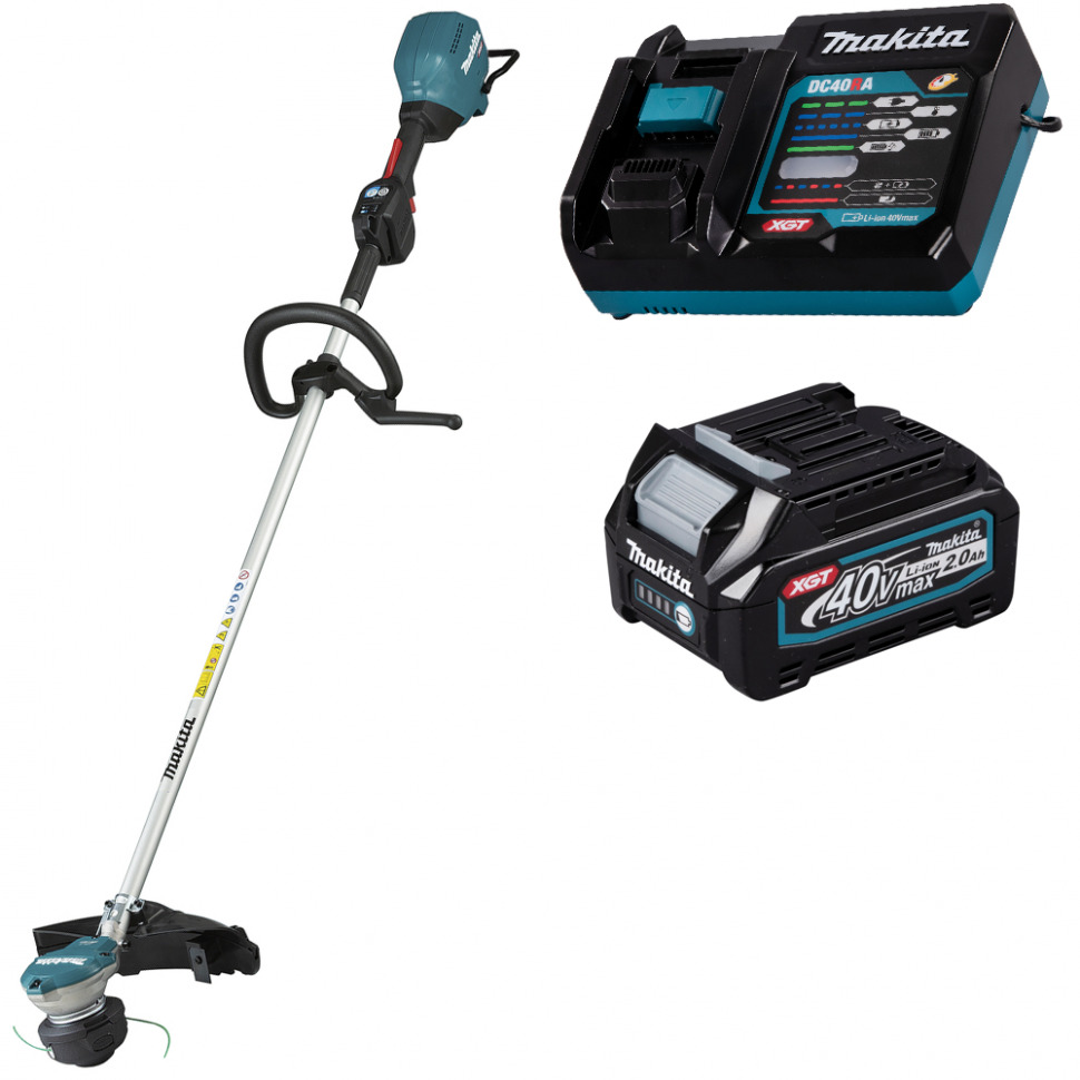 

Триммер аккумуляторный Makita UR003GA101 40В 1х2Ач, з/у, UR003GA101