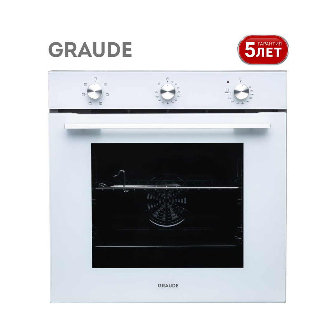 

Встраиваемый электрический духовой шкаф Graude BE 60.2 W, BE 60.2 W